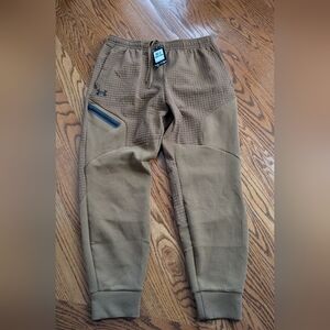 NEW! Men's Under Armour Unstoppable Fleece Grid Jogger Pants Size Large